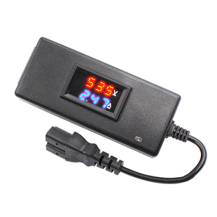 电动车充电器检测仪电瓶电压电流表36V48v60v72v数显检查维修工具