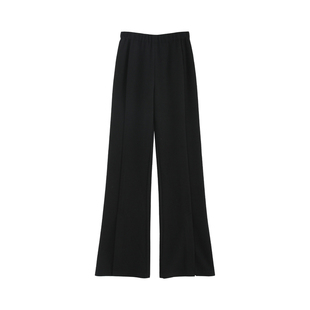 【墨客】巨显腿长 高腰竖纹理立体分割显瘦开叉喇叭神裤-CK061NJ