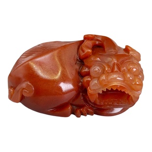 收藏苏工黄龙玉皮丘貔貅招财貔貅吊坠手把件精雕金沙老料珠宝玉石