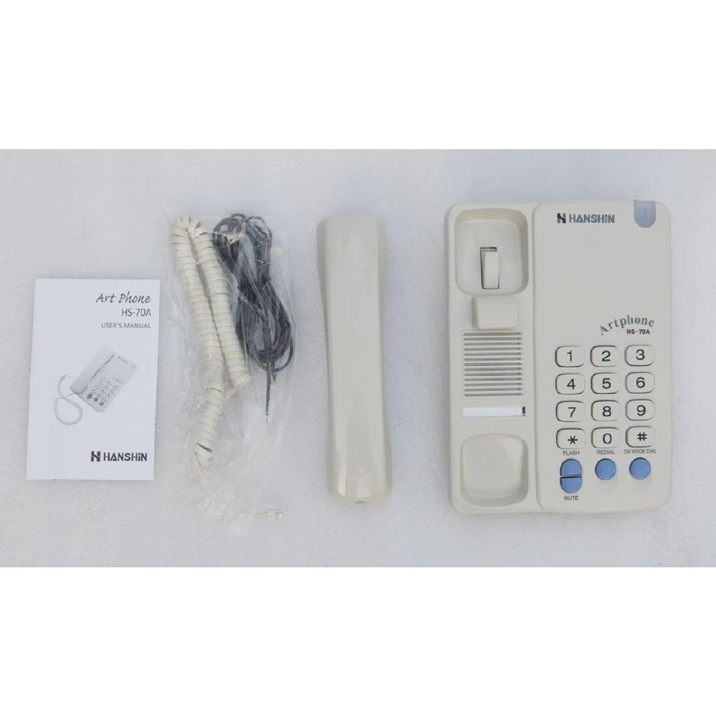NOS NEW HANSHiN ARTPHONE Model HS70A Push Button Office Phon