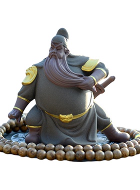 车载摆件招财关羽关公二爷装饰品