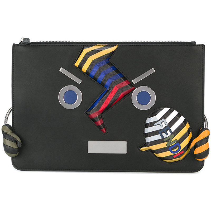 fendi/芬迪新款时尚贴花男小怪兽