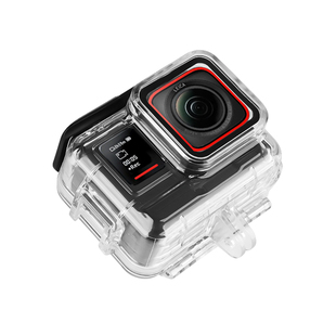 适用影石Insta360AcePro2防水壳运动相机潜水壳60米防水影石Acepro潜水壳下潜游泳户外淋雨骑行防水保护套壳