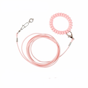 小太阳和尚鹦鹉放飞绳户外遛鸟牵引弹力绳超轻不伤脚训练绳玄凤