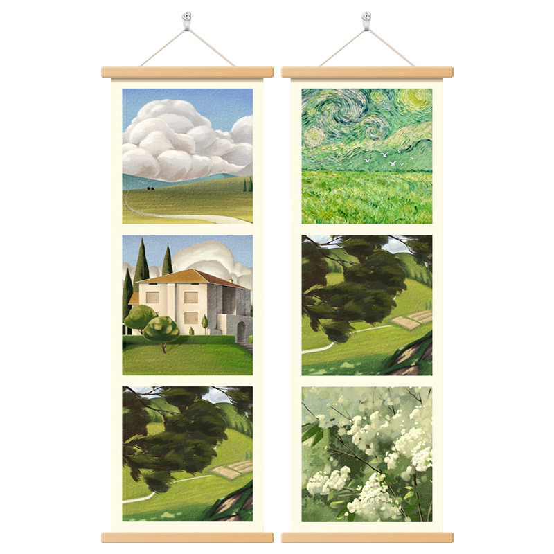 治愈系风景玄关壁挂画