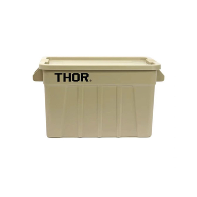 THOR收纳箱53L居家用品储物箱带盖户外搬运箱露营装备收纳大容量