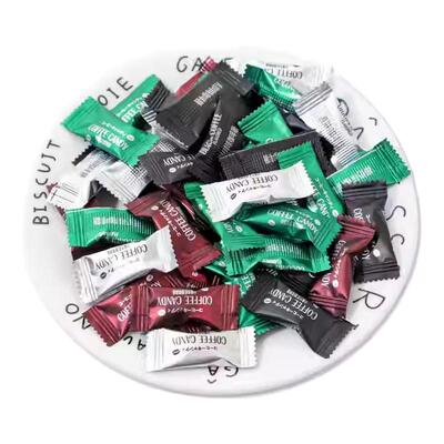 咖啡糖犯困嚼着吃零食糖果正品