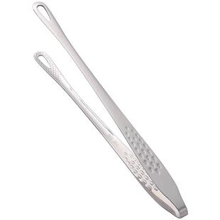 304不锈钢食品夹韩式烤肉夹家用煎牛排夹烧烤自助餐食物夹子加长