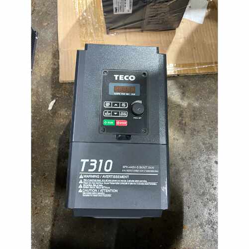 议价东元T310变频器5.5KW实物图功能完好没修9成新可维修
