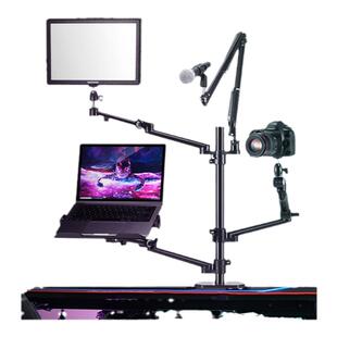 NEEWER/纽尔 DS007设备树桌面支架相机补光灯麦克风话筒手机平板笔记本电脑云台显示器多机位直播间拍摄摄影