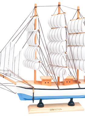 帆船模型摆件同学生日毕业礼物