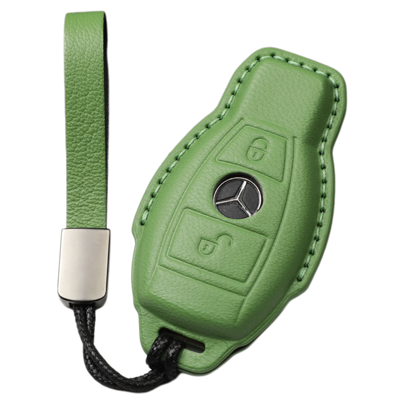 奔驰C200l钥匙套真皮gla200车b200cla220套c180老款glc260包壳扣