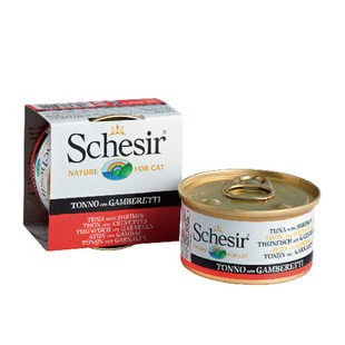 Schesir雪诗雅彩虹猫罐头进口湿粮天然猫零食啫喱水煮汤煮无谷