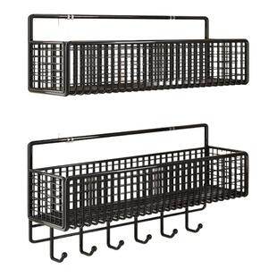 卫生间置物架免打孔壁挂墙上挂篮多功能厕所洗漱台浴室用品收纳架