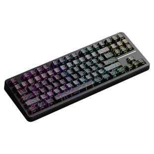 前行者X87有线机械键盘客制化侧刻等高线电竞游戏办公专用gasket