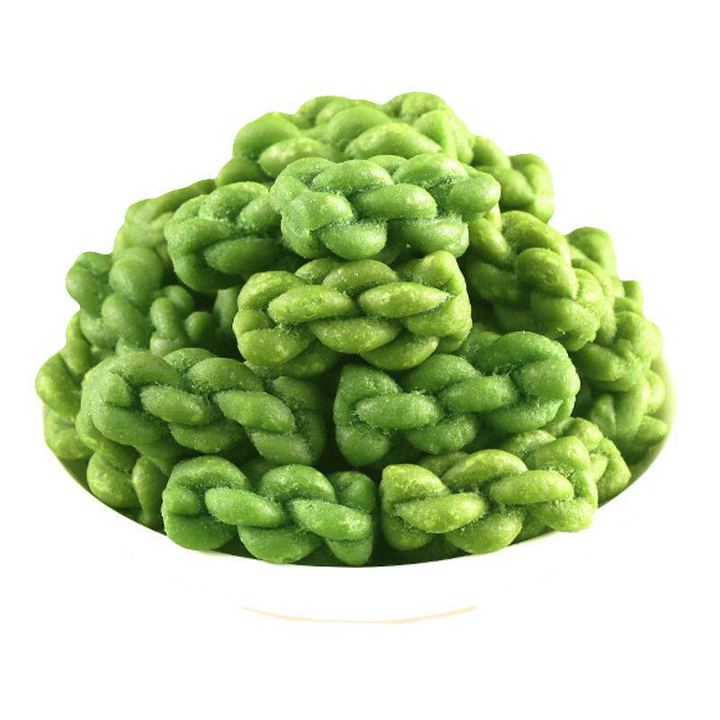 菠菜小麻花无糖精小零食