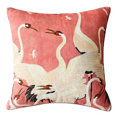 偏爱集客厅沙发靠枕复古风高级粉