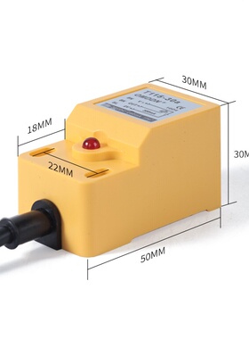 方形金属接近传感器24V感应三线T115-30aNPN感水泥砖开关机电