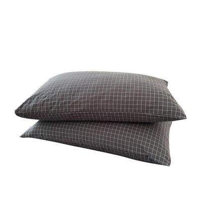 无印良品水洗棉枕套简约纯棉纯色