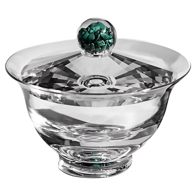 伍家坊 翠微绿松石盖碗中式简约茶道器具耐热防烫高档高端茶具