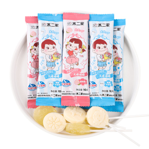 不二家大棒棒糖水果牛奶味糖果