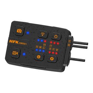 HFK摩托车专用行车记录仪前后双镜头机车防水2K夜视HM201/501/702