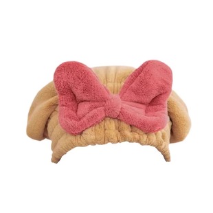 蝴蝶结干发帽加厚速干吸水双层浴帽巾可爱干发帽女