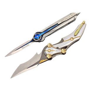 三角洲行动周边金属武器怜悯折叠刀未开刃北极星模型摆件信条影锋