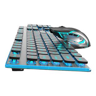 X7S静音无线蓝牙键盘鼠标套装机械手感电竞游戏女生办公电脑键鼠