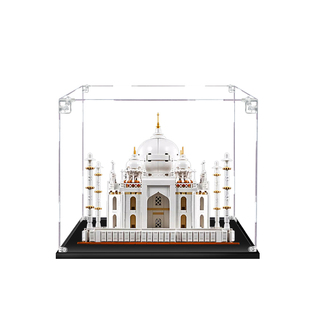 亚克力手办乐高展示盒适用泰姬陵21056微积木9914透明收纳盒防尘