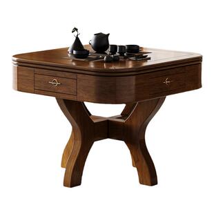 麻将机全自动餐桌两用家用麻雀一体餐麻小户型实木可收纳椅子电动