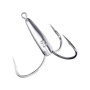 三爪锚钩路亚锚钩带铅三本钩刀尖矛鱼钩3爪子茅钩专用钩毛鱼钩子