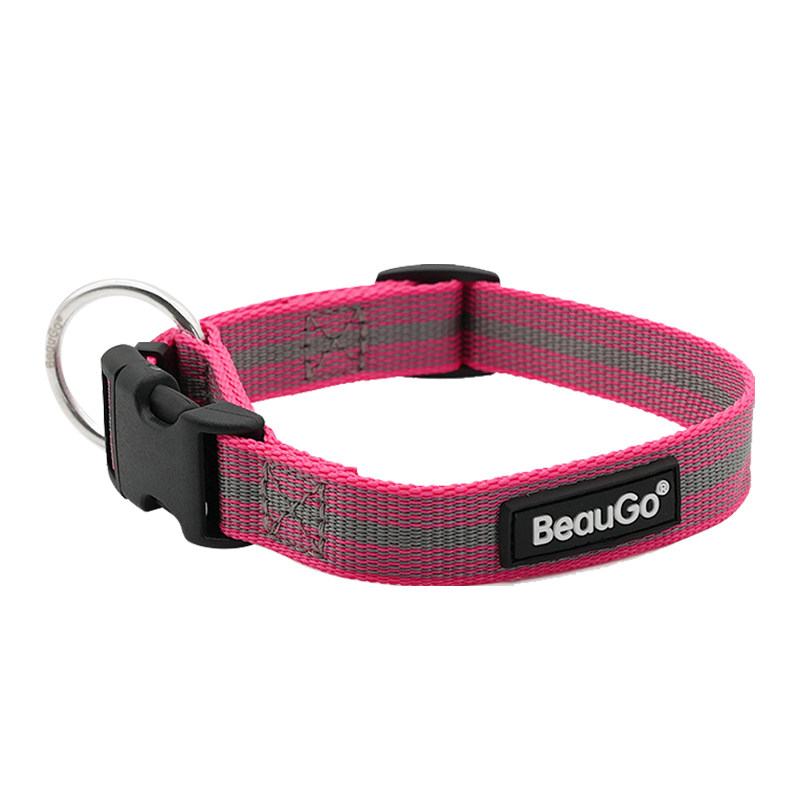 BeauGo狗狗项圈尼龙卡扣快拆脖圈