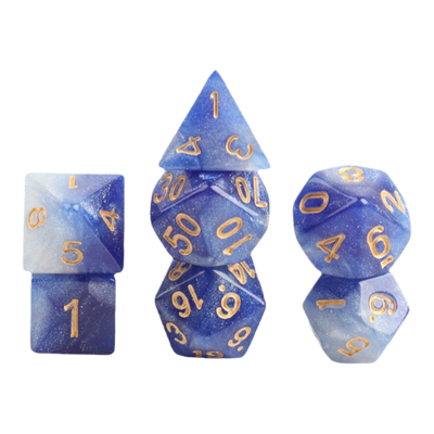 星光跑团骰子dnd克苏鲁大号玩具coc水晶数字八面筛子多面色子20面