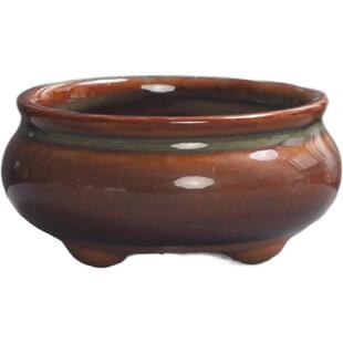 陶瓷花盆圆形特小号多肉盆菖蒲盆景盆微型迷你口径绿植盆栽盆桌面