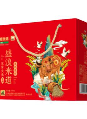 五常大米盛浪米道绿色富硒系列稻花香礼盒装5kg