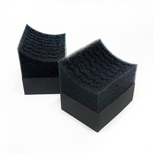 It's win ZZ轮胎上光海绵块人体工学涂抹轻松轮胎洗车工具