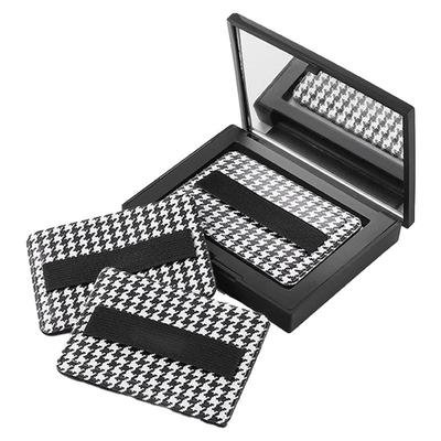 大白饼植绒粉扑新款送收纳盒