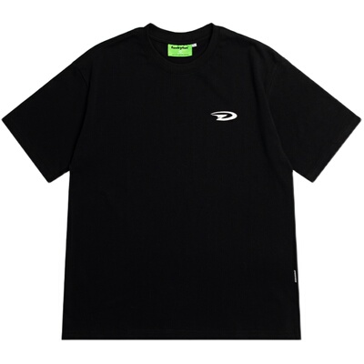 FUNKYFUN百搭时髦黑色短袖基础款