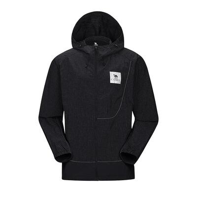 骆驼户外防晒休闲外套男女同款夏季冰感防泼水透气连帽上衣夹克