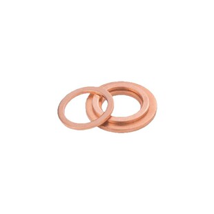 紫铜垫片T2船用表用密封圈铜圆形螺丝金属退火平垫圈国标M3-M60mm