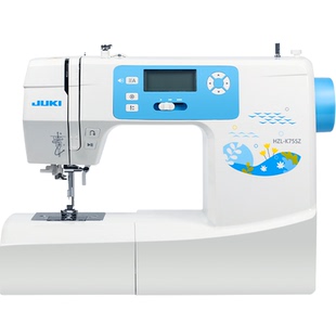 JUKI重机K75小型家用电子多功能全自动锁边锁扣眼低噪音吃厚
