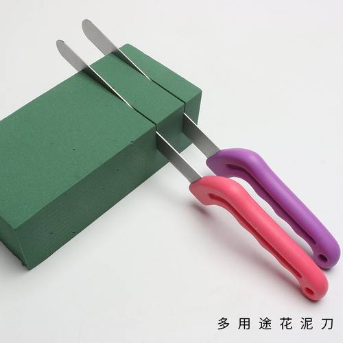 加强型花泥刀插花花刀具花店切割资材用品泥专用工具花艺刀长柄