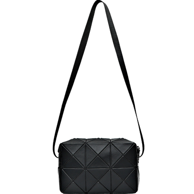 几何菱格男丘比特手机包斜挎包