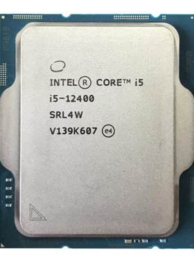 i5-12400散片cpu英特尔带核显i5-