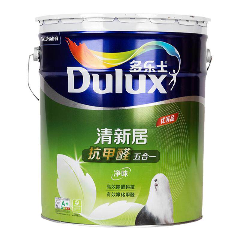 多乐士乳胶漆清新居抗甲醛五合一
