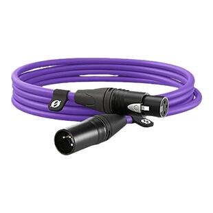 【日本直邮】Rode罗德 麦克风电缆 优质XLR电缆 3m 紫色 XLR3M-P