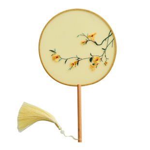 扇子汉服古风团扇苏州双面刺绣舞蹈仙气复古风绣花旗袍国潮中国风