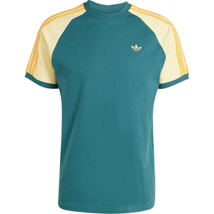 Adidas/阿迪达斯官方正品当季三叶草男士经典复古短袖KC4961