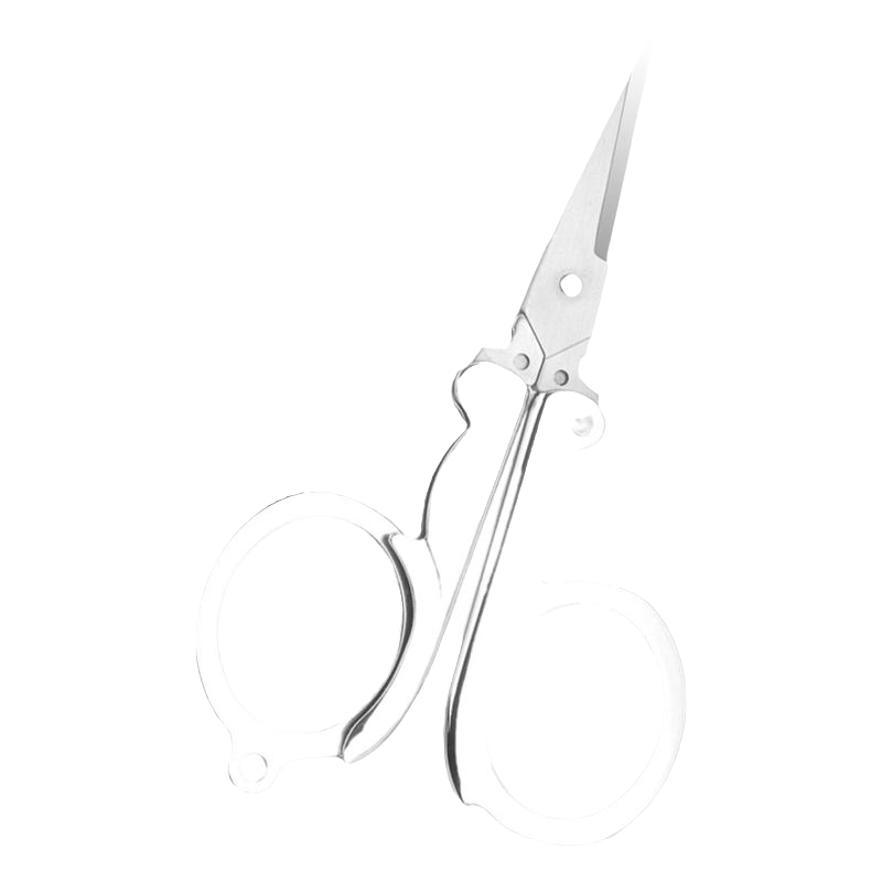 博友折叠小剪刀小型婴儿便携家用小号不锈钢旅行剪子指甲鼻毛